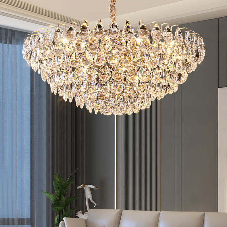 Opulent Crystal Chandelier - Timeless Elegance and Luxury