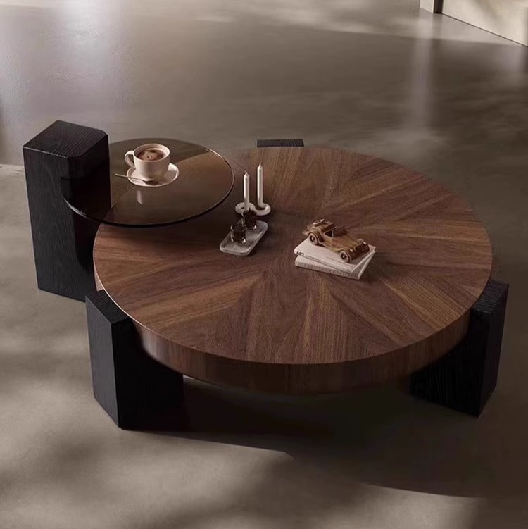 Shop Furnishaus | Mitchell Modern Wood Coffee Table