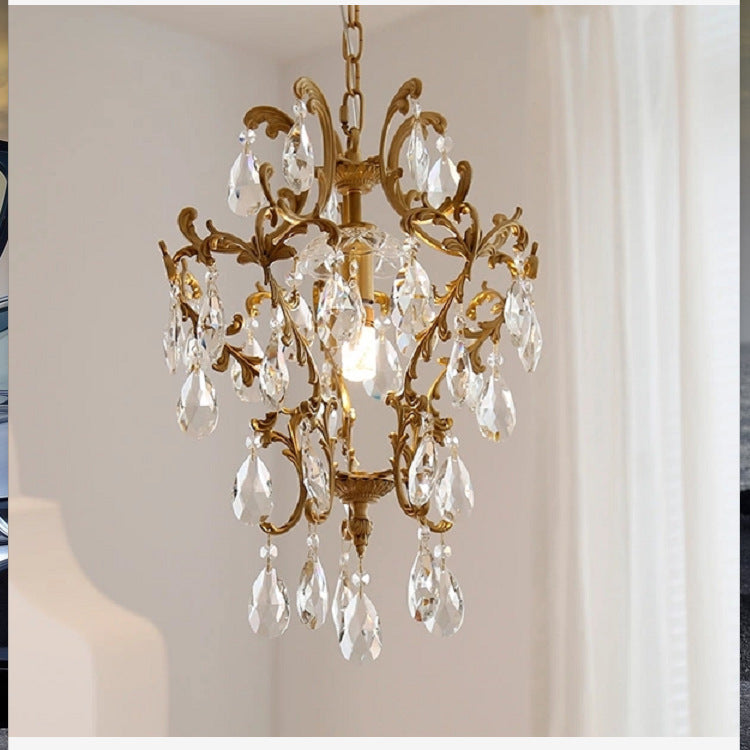 Vintage-Inspired Crystal Chandelier - Elegant and Timeless