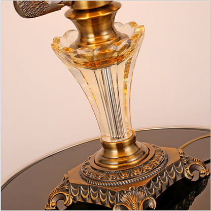 Vintage Peacock Table Lamp - A Touch of Regal Elegance