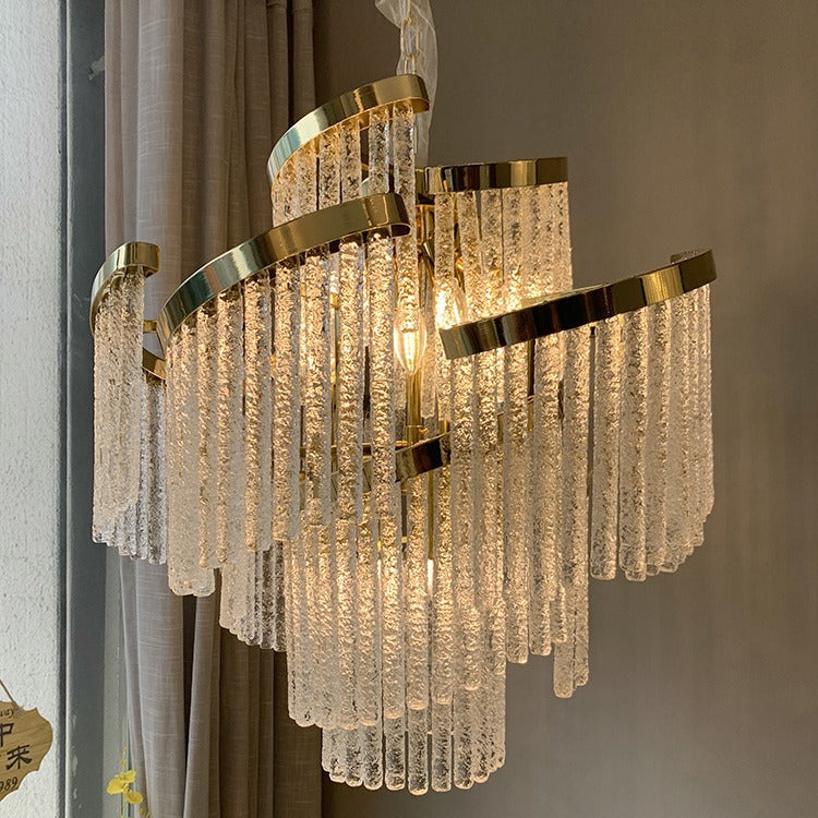 Whimsical Crystal Chandelier - A Modern Masterpiece