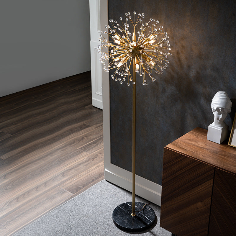 Sparkling Dandelion Floor Lamp - A Touch of Modern Elegance