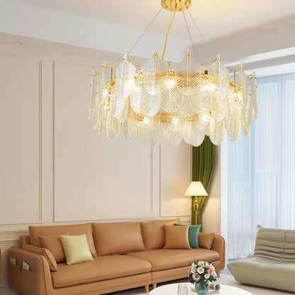 Elegant Leaf Chandelier - A Natural Touch of Luxury