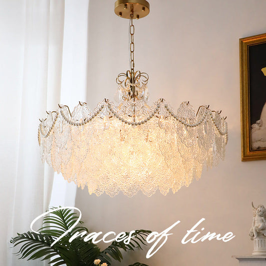 Opulent Crystal Chandelier with Cascading Design - Timeless Elegance