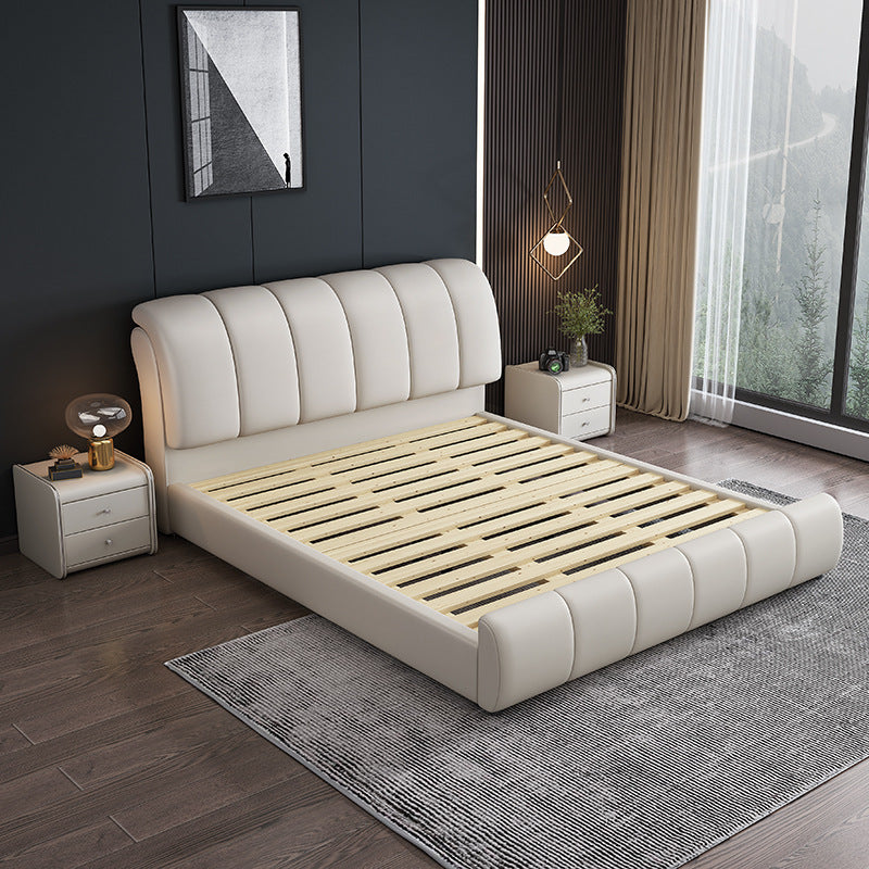 Modern Upholstered Storage Bed with Spacious Under-Bed Storage