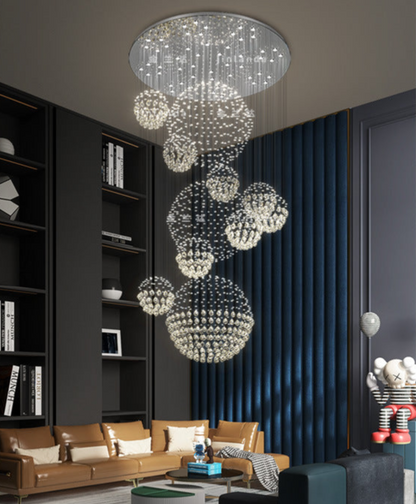 Dramatic Sphere Chandelier - A Modern Masterpiece