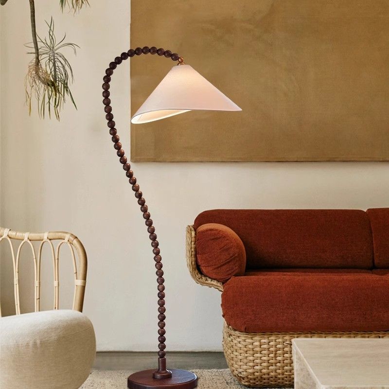 Bohemian Bead Floor Lamp - A Bohemian Chic Statement