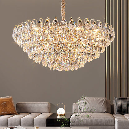 Opulent Crystal Chandelier - Timeless Elegance and Luxury