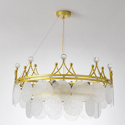 Royal Crown Chandelier - A Regal Masterpiece