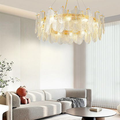 Elegant Leaf Chandelier - A Natural Touch of Luxury