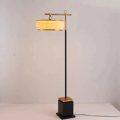 Sleek and Sophisticated Floor Lamp with Adjustable Arm