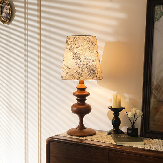 Vintage Floral Table Lamp - A Touch of Romantic Elegance