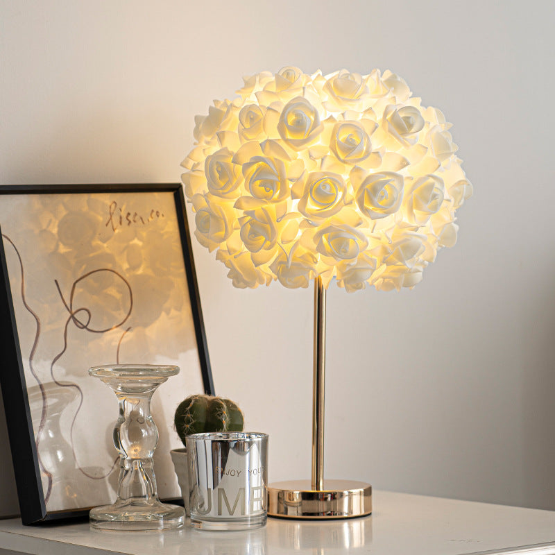 Romantic Rose Table Lamp - A Blooming Delight