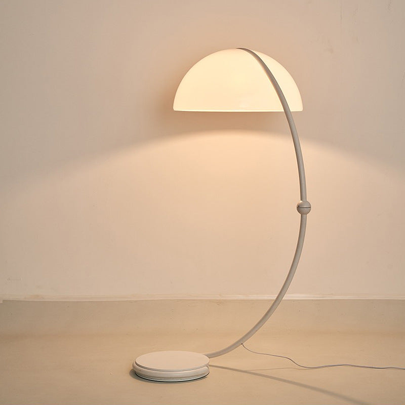 Mid-Century Modern Floor Lamp with Iconic Mushroom Shade - A Timeless Classic