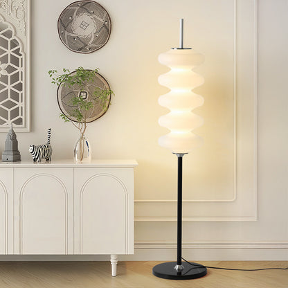 Modern Stacked Disc Floor Lamp - A Minimalist Statement