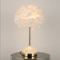 Luxurious Feather Table Lamp - A Touch of Glamour