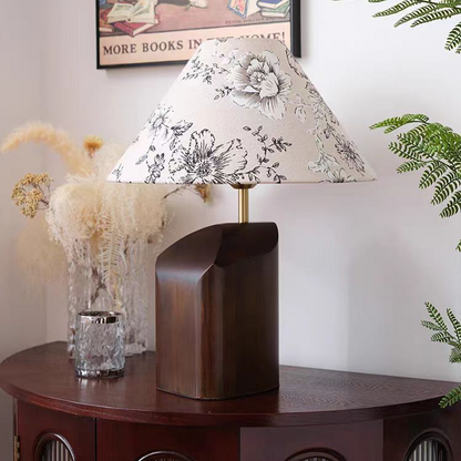 Vintage Floral Table Lamp - A Touch of Romantic Elegance