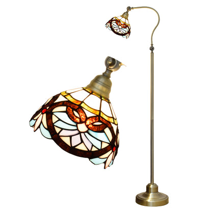 Art Deco Tiffany Style Floor Lamp - A Timeless Classic