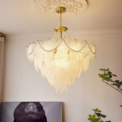 Elegant Leaf-Shaped Chandelier - A Touch of Nature