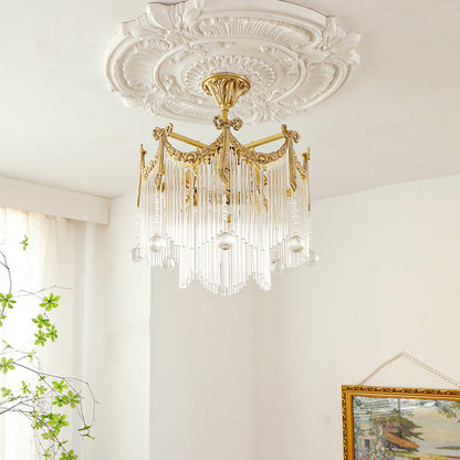 Elegant Baroque Chandelier with Crystal Accents - Luxurious and Timeless