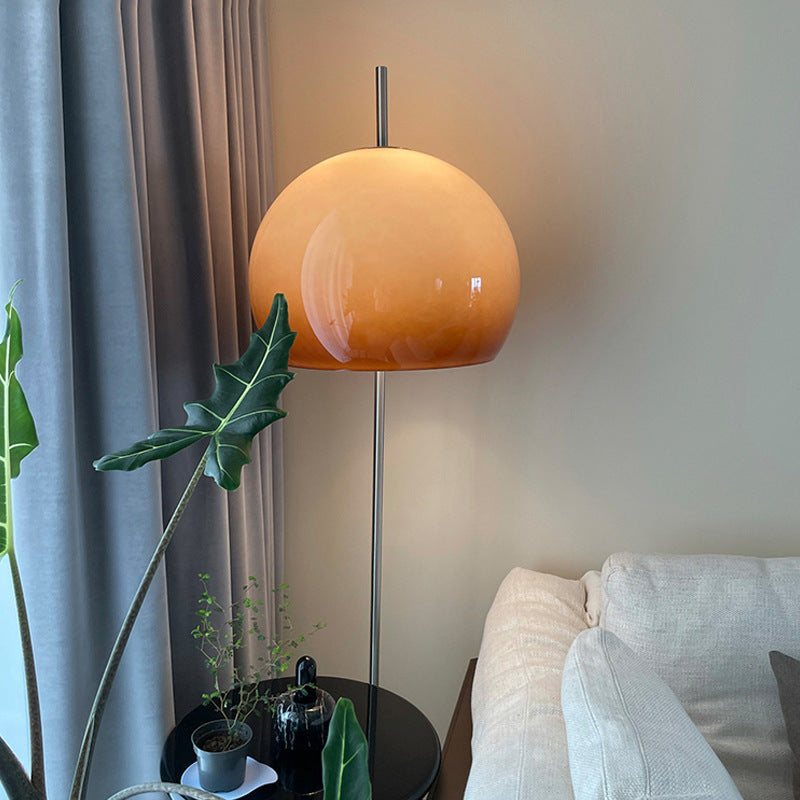 Mid-Century Modern Floor Lamp with Iconic Mushroom Shade - A Timeless Classic