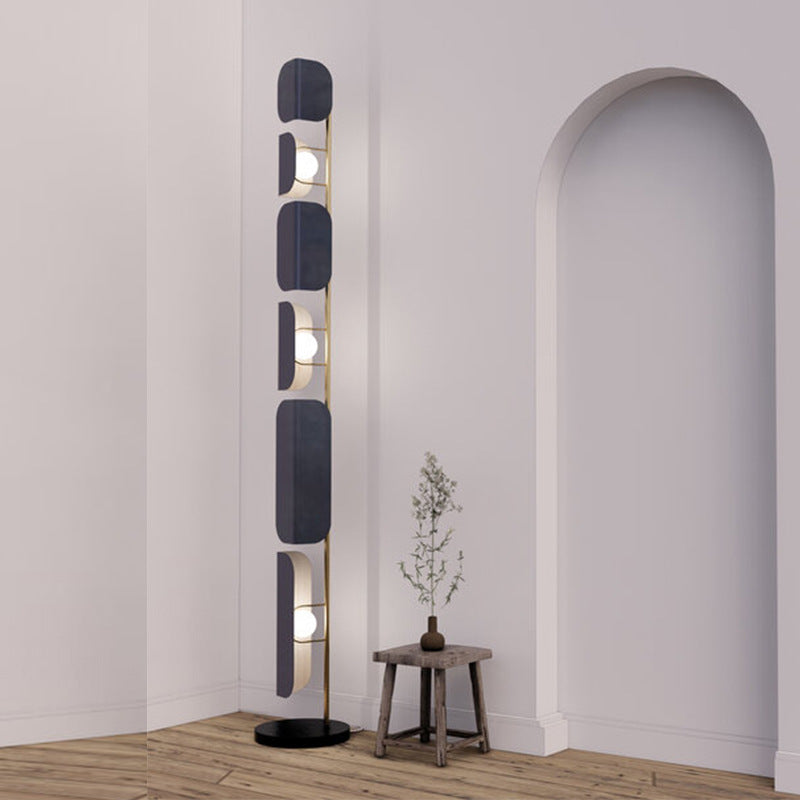 Modern Stacked Disc Floor Lamp - A Minimalist Statement