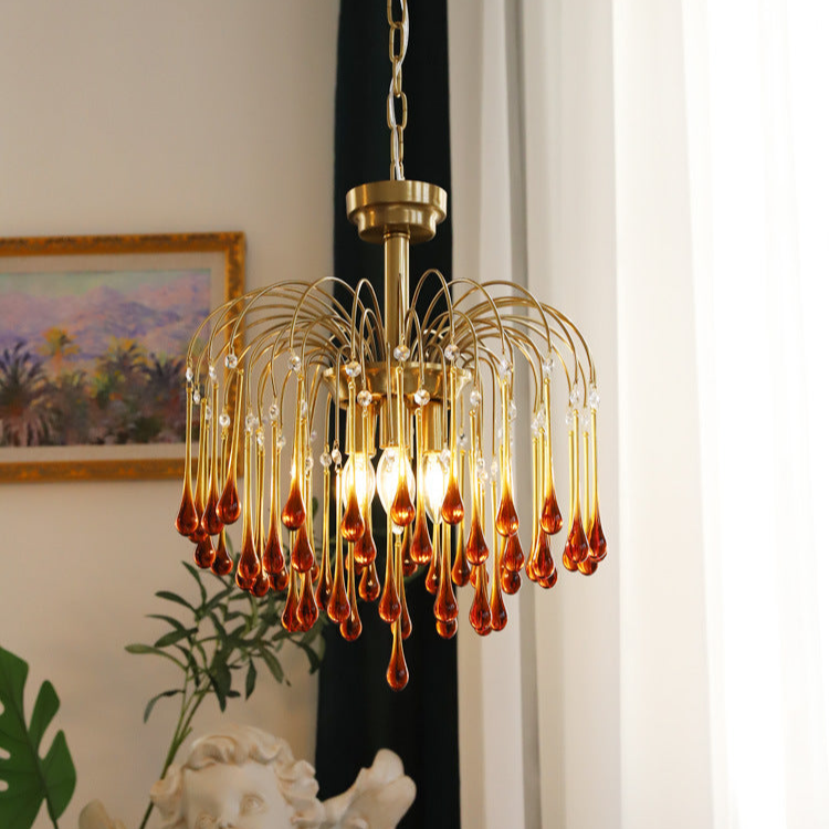 Dramatic Raindrop Chandelier - A Modern Masterpiece