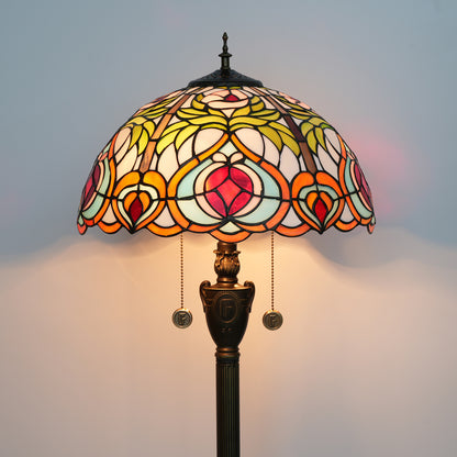 Art Deco Tiffany Style Floor Lamp - A Timeless Classic