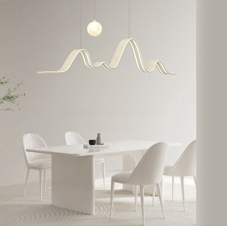 Modern Wave ceiling light - Sleek and Minimalist Lighting