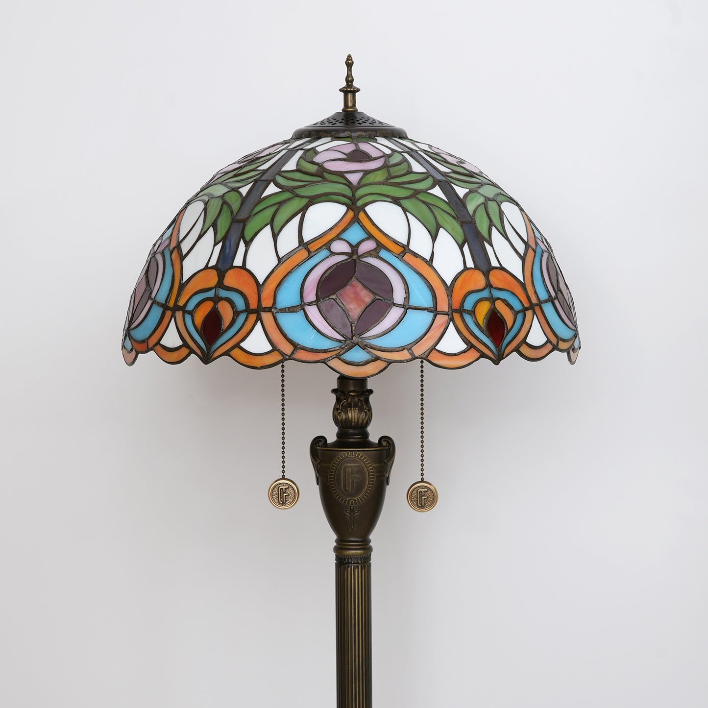 Art Deco Tiffany Style Floor Lamp - A Timeless Classic