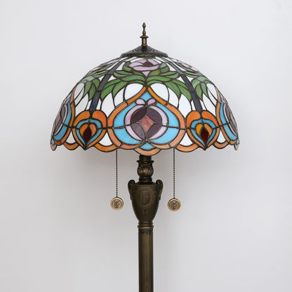 Art Deco Tiffany Style Floor Lamp - A Timeless Classic