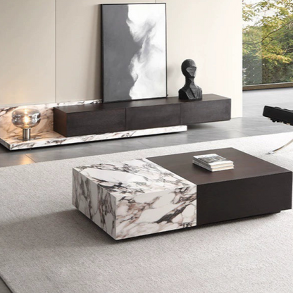 Furnishaus Chester: Industrial Chic Coffee Table with Storage