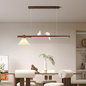 Rustic Wooden Bird ceiling light - Nature-Inspired Lighting