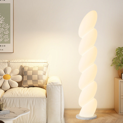 Sculptural Pebble Floor Lamp - A Modern Art Piece