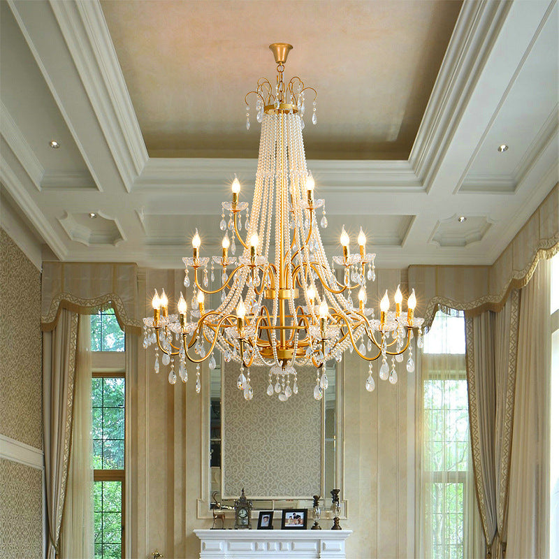 Opulent Pearl Chandelier - Timeless Elegance and Luxury