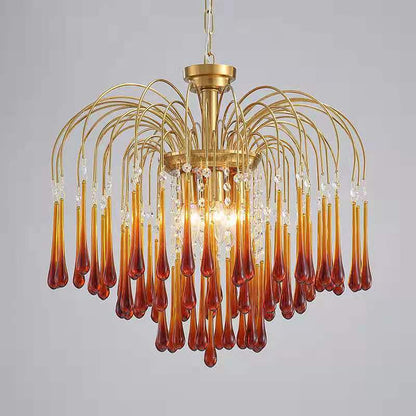 Dramatic Raindrop Chandelier - A Modern Masterpiece