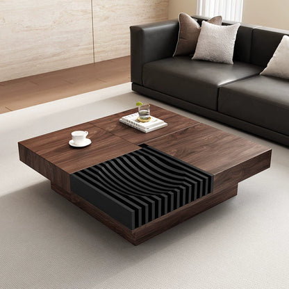 Furnishaus Kensington: Sophisticated Modern Coffee Table with Storage