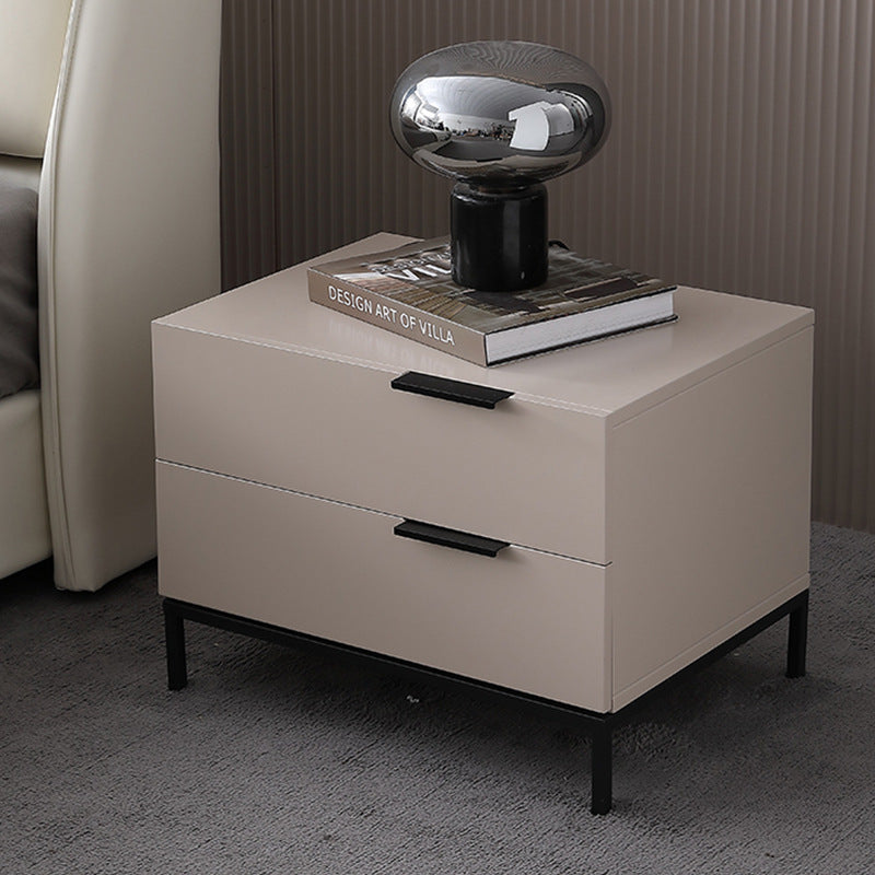 Modern Minimalist Nightstand with Sleek Design and Ample Storage