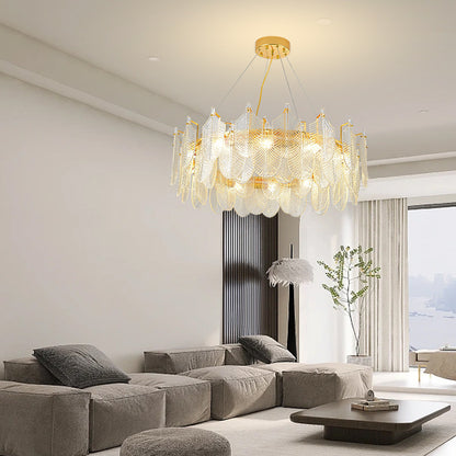 Elegant Leaf Chandelier - A Natural Touch of Luxury