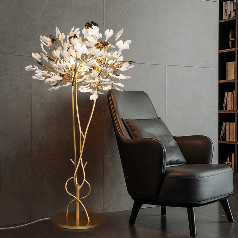 Ginkgo Leaf Floor Lamp - A Nature-Inspired Masterpiece