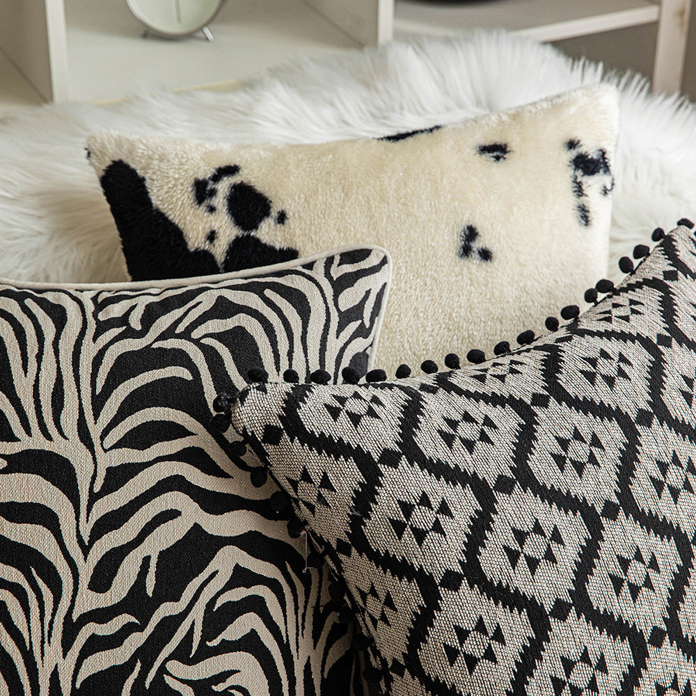 Boho Chic Animal Print Pillow - A Wildly Stylish Addition