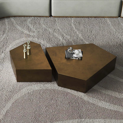 Furnishaus Blake: Luxury Metal Coffee Table for Modern Living