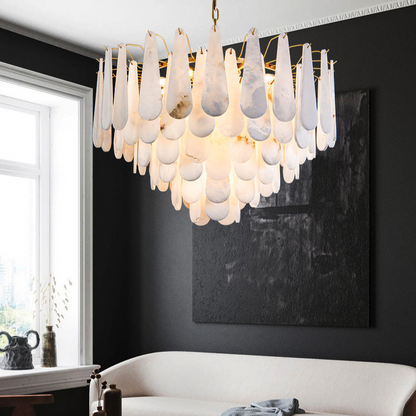 Modern Marble Chandelier - Sleek and Sophisticated