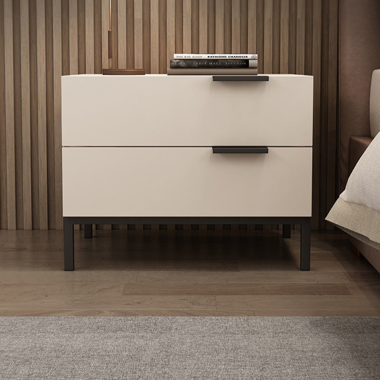 Modern Minimalist Nightstand with Sleek Design and Ample Storage