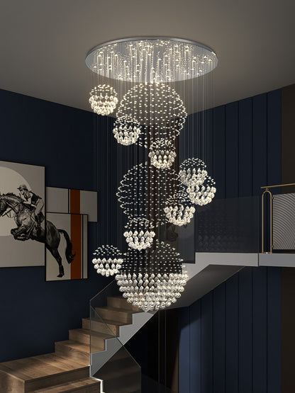 Dramatic Sphere Chandelier - A Modern Masterpiece