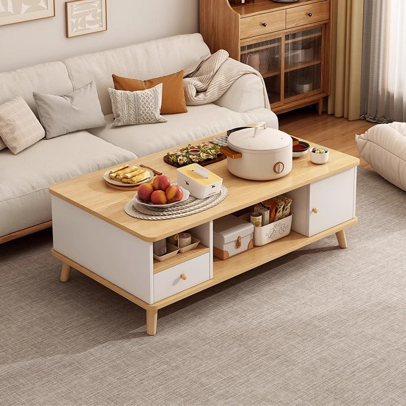 Modern Elegance Meets Timeless Versatility: The Solid Wood Coffee Table