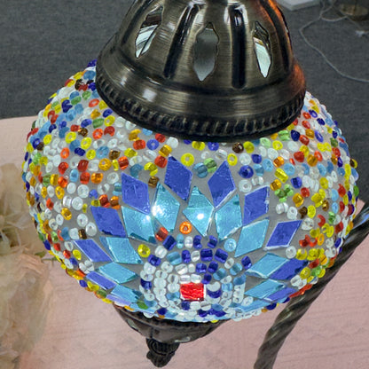 Turkish Mosaic Table Lamp - A Vibrant Piece of Art