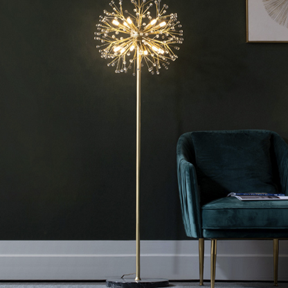 Sparkling Dandelion Floor Lamp - A Touch of Modern Elegance